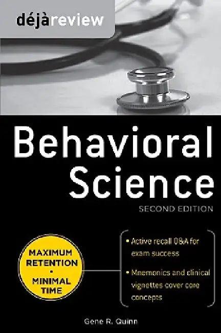 Deja Review Behavioral Science (English, Gene R. Quinn)