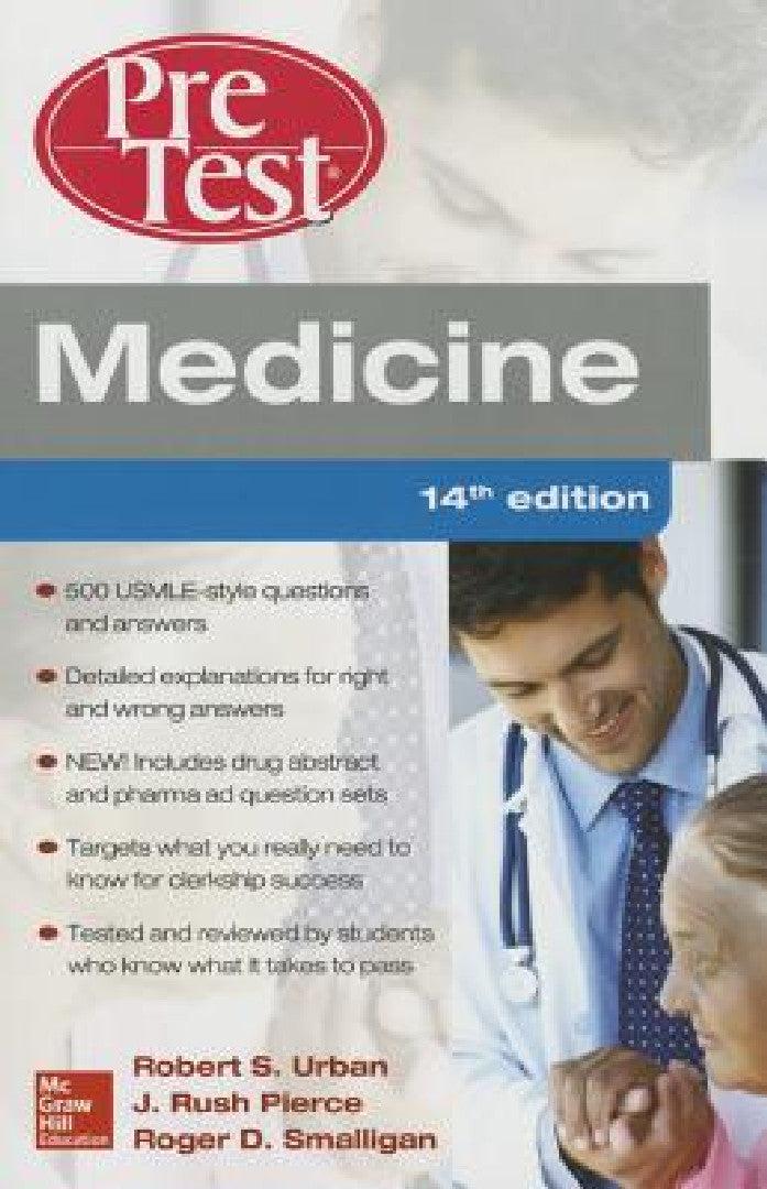 Medicine Pretest Self-Assessment and Review, Fourteenth Edition (English, Robert S. Urban | J. Rush Pierce | Roger Smalligan)