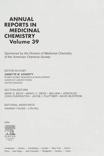 Annual Reports in Medicinal Chemistry (English, Annette Doherty)