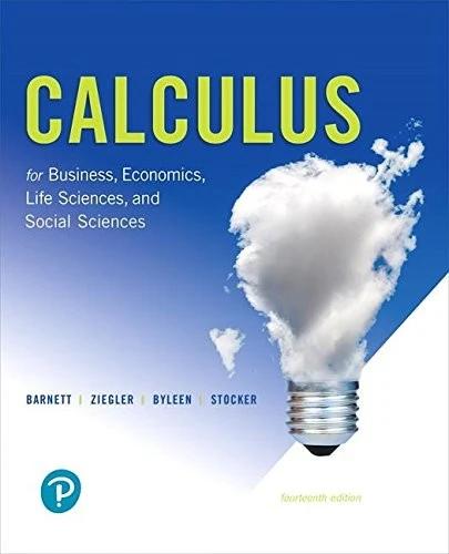 Calculus for Business, Economics, Life Sciences, and Social Sciences (English, Raymond Barnett | Michael Ziegler | Karl Byleen)