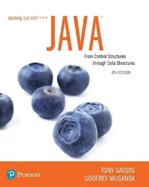 Starting Out with Java (English, Tony Gaddis | Godfrey Muganda)