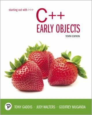Starting Out with C++ (English, Tony Gaddis | Judy Walters | Godfrey Muganda)