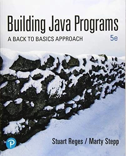 Building Java Programs (English, Stuart Reges | Marty Stepp)