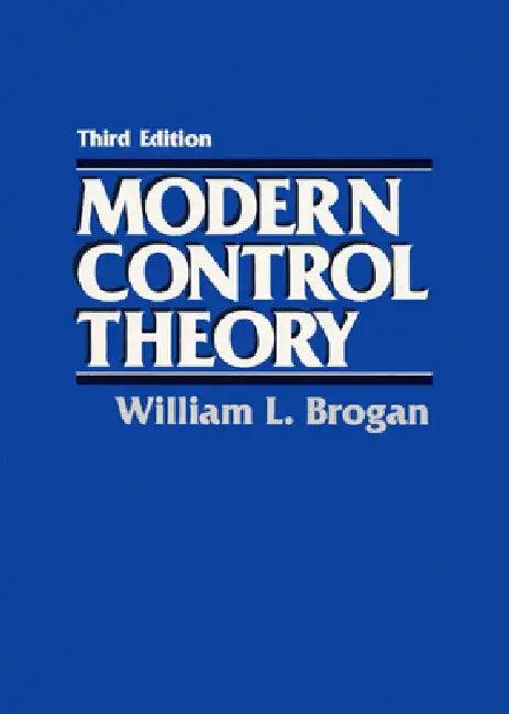Modern Control Theory (English, William Brogan)