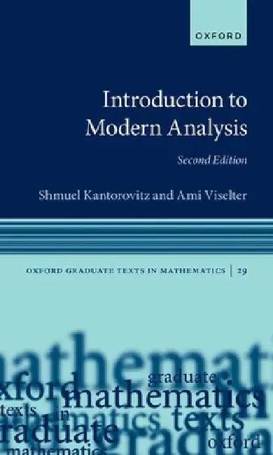 Introduction to Modern Analysis (English, Shmuel Kantorovitz | Ami Viselter)