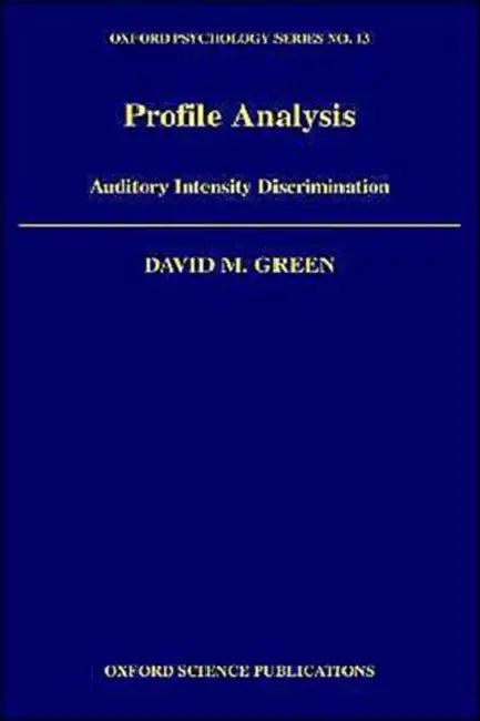 Profile Analysis (English, David Marvin Green)