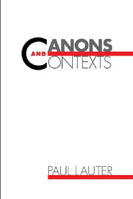 Canons and Contexts (English, Paul Lauter | Paul Lauter)