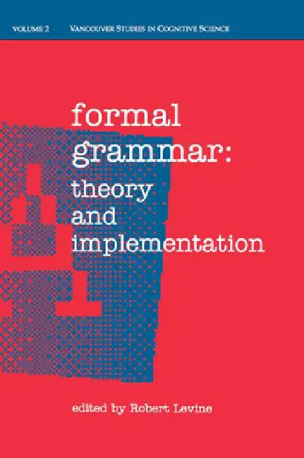 Formal Grammar (English, Robert Levine)