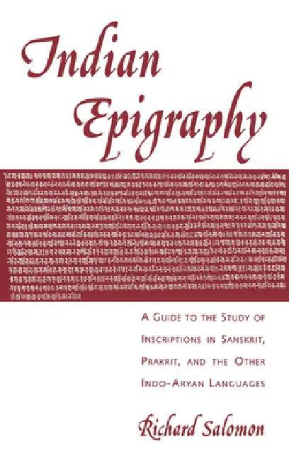 Indian Epigraphy (English, Richard Salomon)