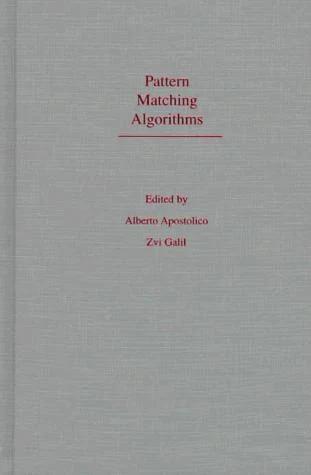Pattern Matching Algorithms (English, Galil Apostolico | Zvi Galil | Alberto Apostolico)