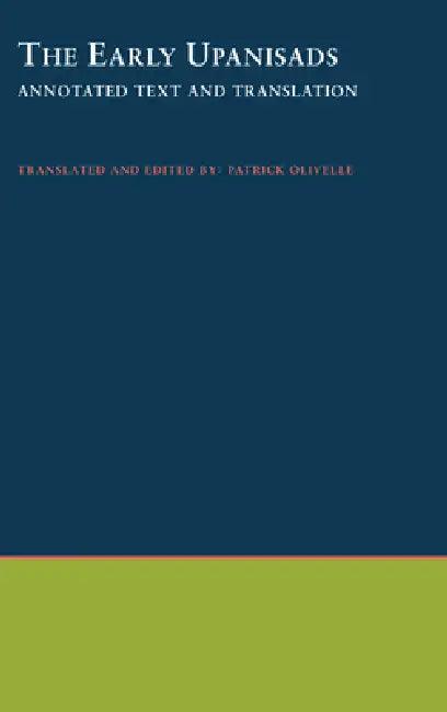 The Early Upanishads (English, Patrick Olivelle)
