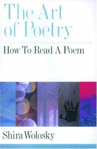 The Art of Poetry (English, Shira Wolosky | Shira Wolosky Weiss)