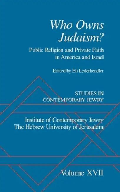 Studies in Contemporary Jewry (English, Makhon Le-Yahadut Zemanenu a Sh Avraham | Eli Lederhendler)
