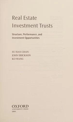 Real Estate Investment Trusts (English, Su Han Chan | John Erickson | Ko Wang)