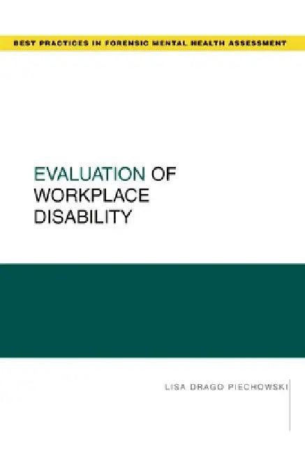 Evaluation of Workplace Disability (English, Lisa Drago Piechowski)