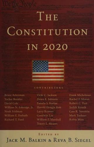 The Constitution in 2020 (English, Jack M. Balkin | Reva B. Siegel)