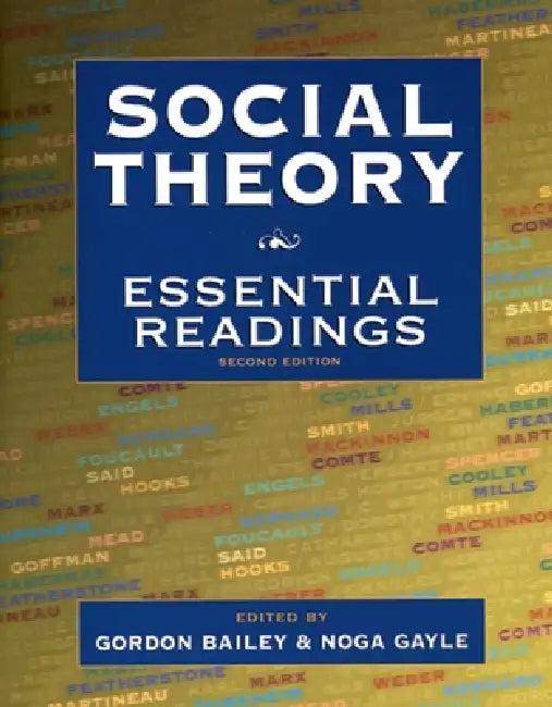 Social Theory (English, Gordon Bailey | Noga Gayle)