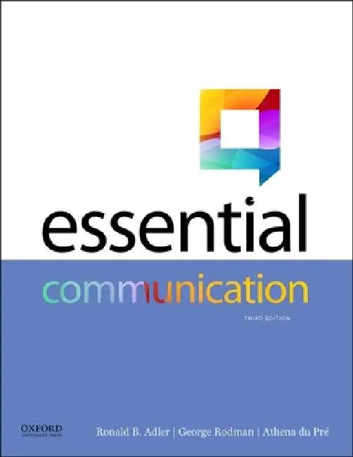Essential Communication (English, Ronald B. Adler | George Rodman | Athena Du Pré)