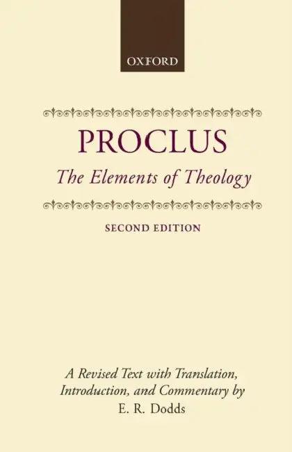 The Elements of Theology (English, Proclus | E. R. Dodds | E. R. Dodds)