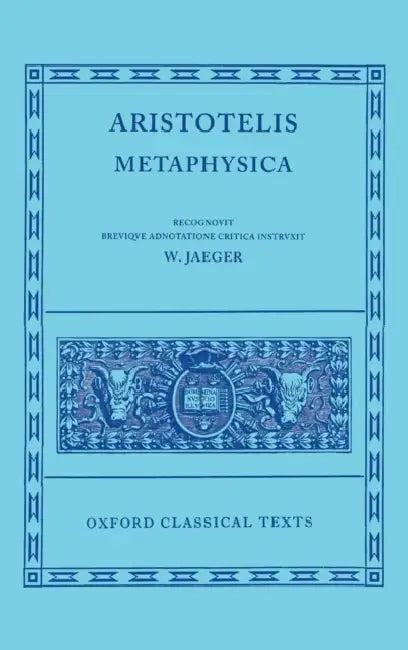 Aristotle Metaphysica (English, Werner Jaeger)