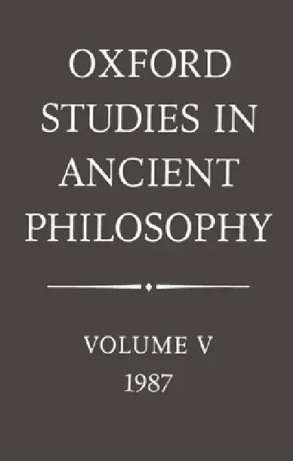 Oxford Studies in Ancient Philosophy (English, George Ed Annas | Julia Annas)