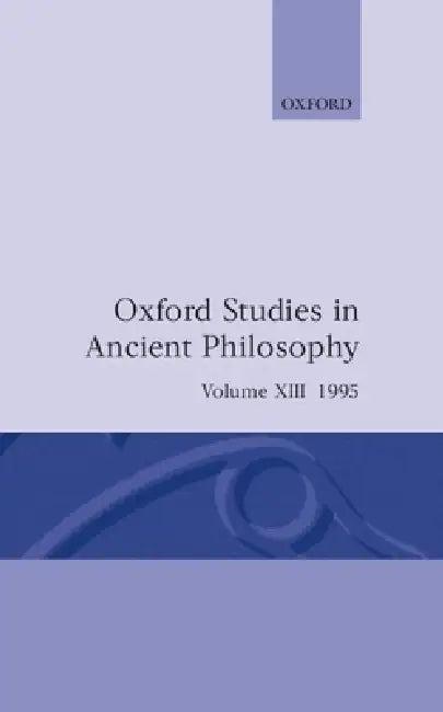 Oxford Studies in Ancient Philosophy (English, C. C. W. Taylor | X.)