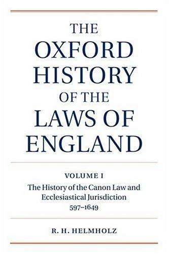 The Oxford History of the Laws of England (English, R. H. Helmholz)