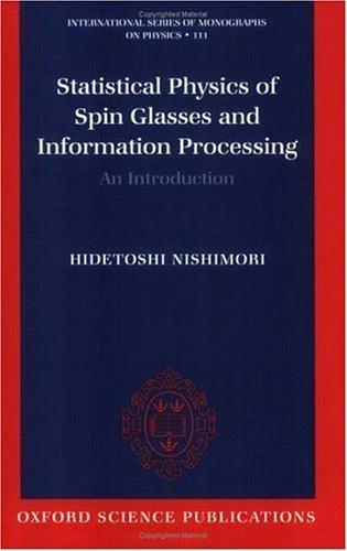 Statistical Physics of Spin Glasses and Information Processing (English, Hidetoshi Nishimori)
