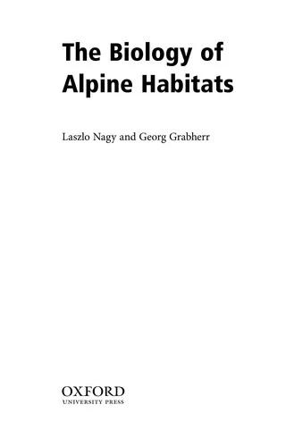 Biology of Alpine Habitats (English, Laszlo Nagy | Georg Grabherr)