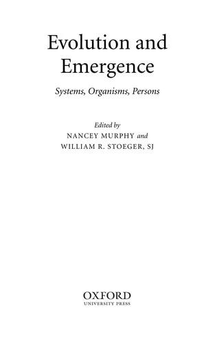Evolution and Emergence (English, William R. Sj Stoeger | Nancey Murphy)