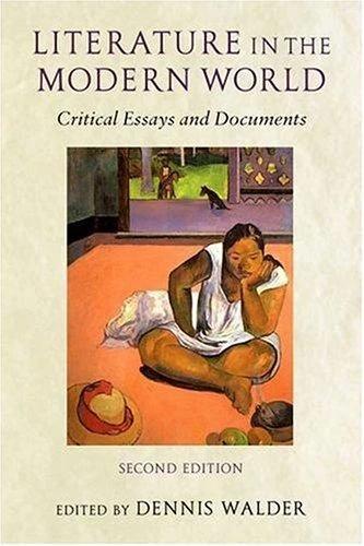 Literature in the Modern World (English, Dennis Walder)