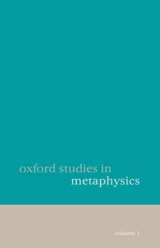 Oxford Studies in Metaphysics (English, Dean W. Zimmerman)