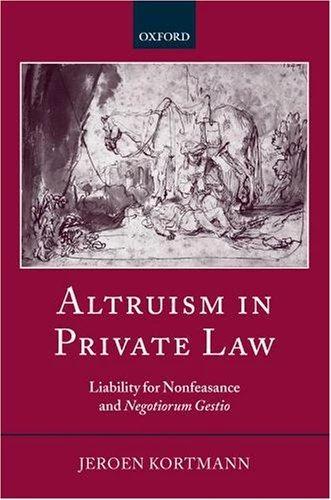 Altruism in Private Law (English, Jeroen Kortmann)