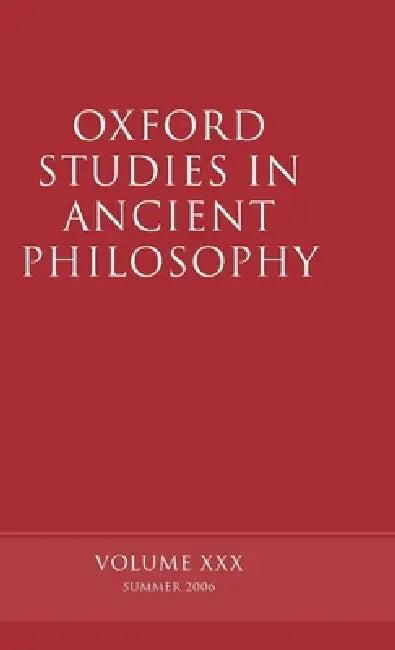 Oxford Studies in Ancient Philosophy (English, David Sedley)