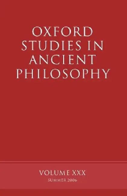 Oxford Studies in Ancient Philosophy (English, David Sedley)