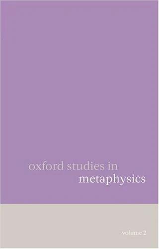Oxford Studies in Metaphysics (English, Dean W. Zimmerman)