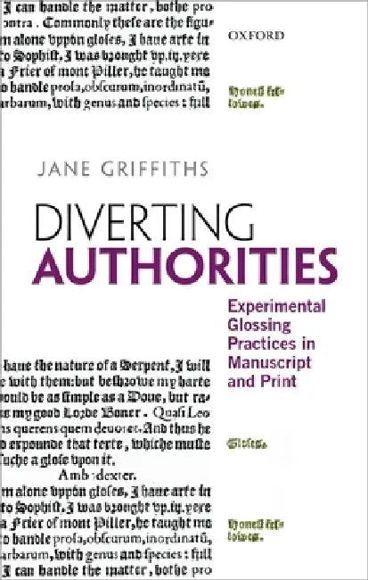 Diverting Authorities (English, Jane Griffiths)