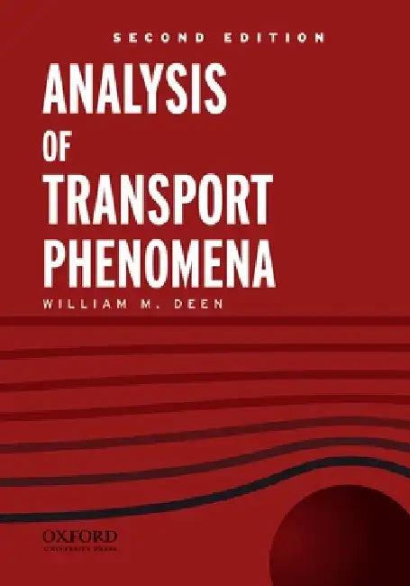 Analysis of Transport Phenomena (English, William M. Deen)