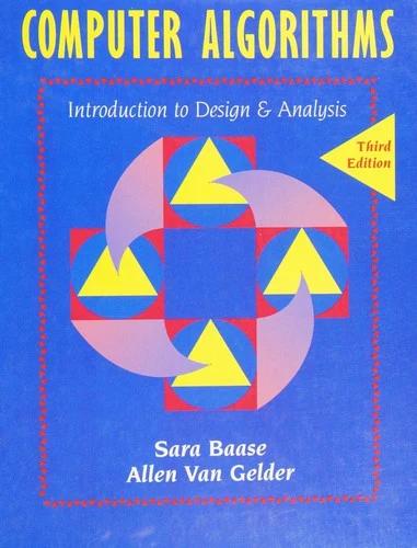 Computer Algorithms (English, Sara Baase | Allen Van Gelder)