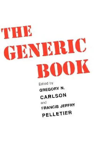 The Generic Book (English, Gregory N. Carlson | Francis Jeffry Pelletier)