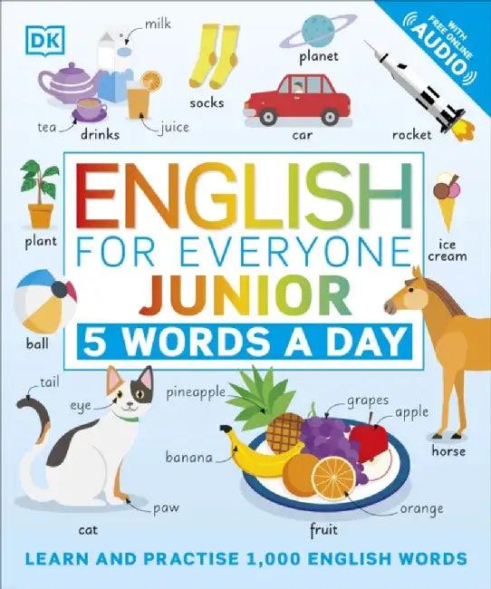 English for Everyone Junior 5 Words a Day (English, DK)