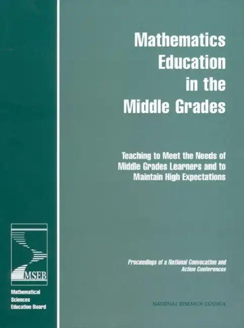 Mathematics Education in the Middle Grades (English, National Research Council)