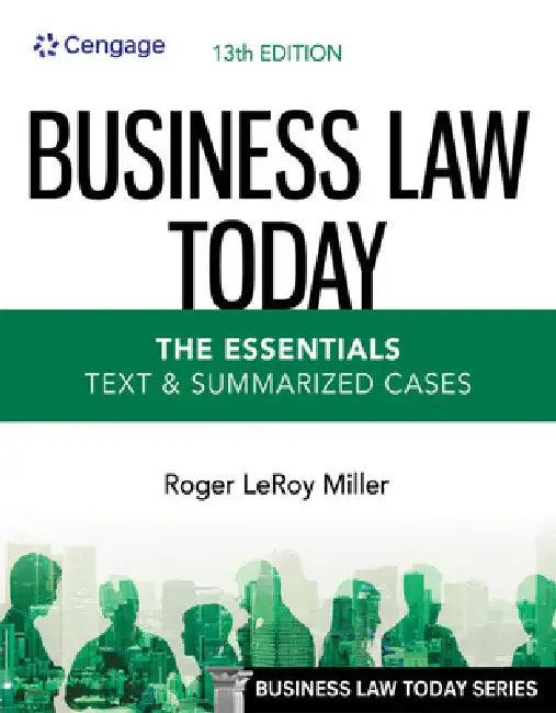 Business Law Today - The Essentials (English, Roger Miller)