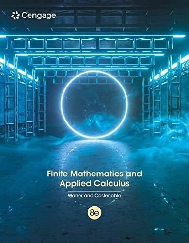 Finite Mathematics and Applied Calculus (English, Stefan Waner | Steven Costenoble)