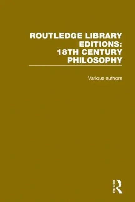 18th Century Philosophy (English)