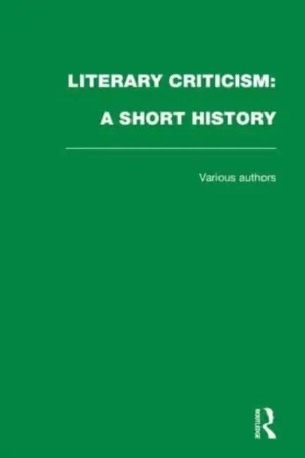 Literary Criticism (English, Wimsatt Jr. William K. | Cleanth Brooks)