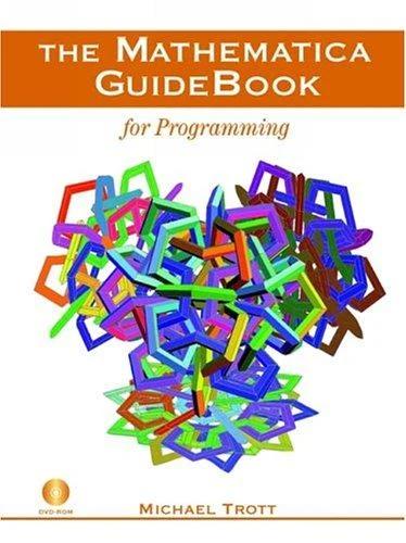 The Mathematica Guidebook for Programming (English, Michael Trott)