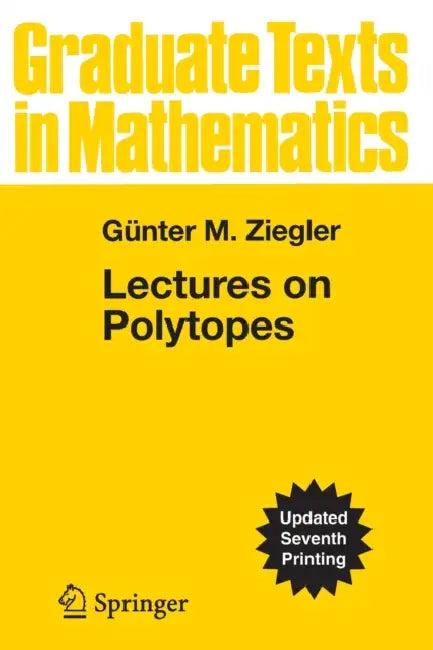 Lectures on Polytopes (English, Günter M. Ziegler)