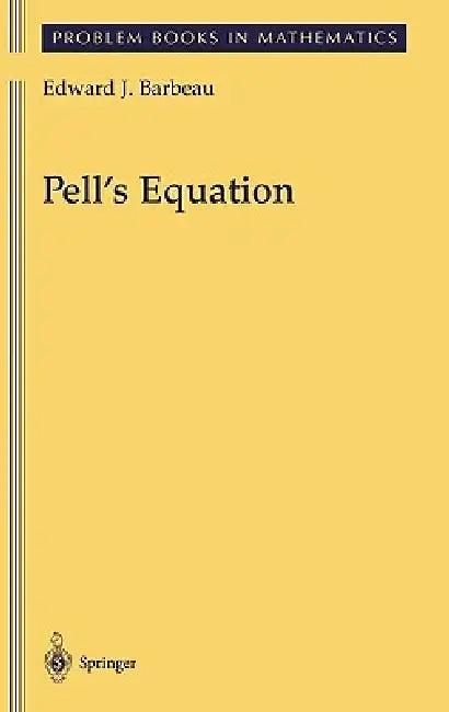 Pell's Equation (English, Edward J. Barbeau)
