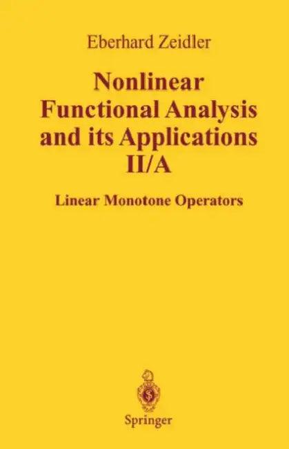 Nonlinear Functional Analysis and Its Applications (English, E. Zeidler | J. Quandt)